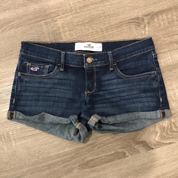 Hollister Pants - Hollister Denim Cuffed Shorts