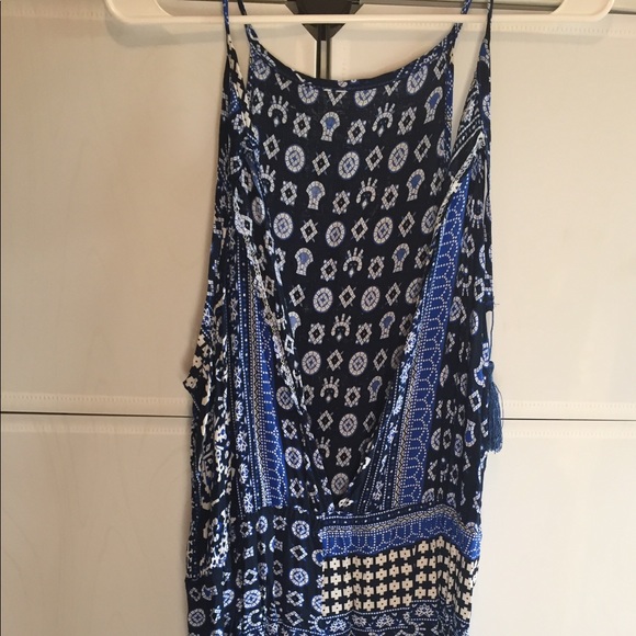 Blue patterned romper - Picture 2 of 2