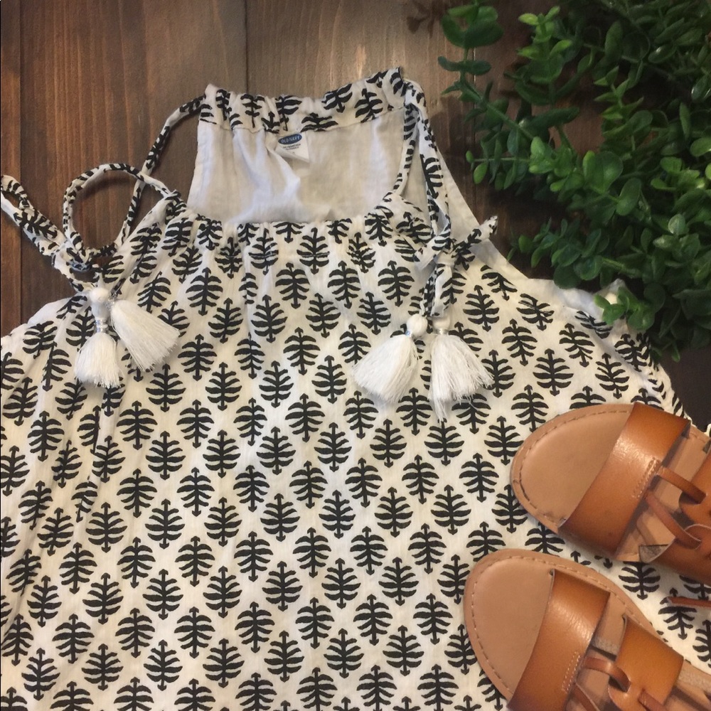 Old Navy Tie Shoulder Dress