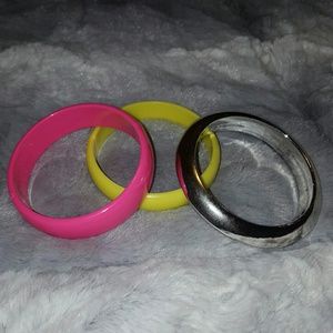 3 Bangle Bracelets