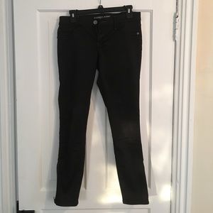 Express Jeans black skinny stretch jean leggings