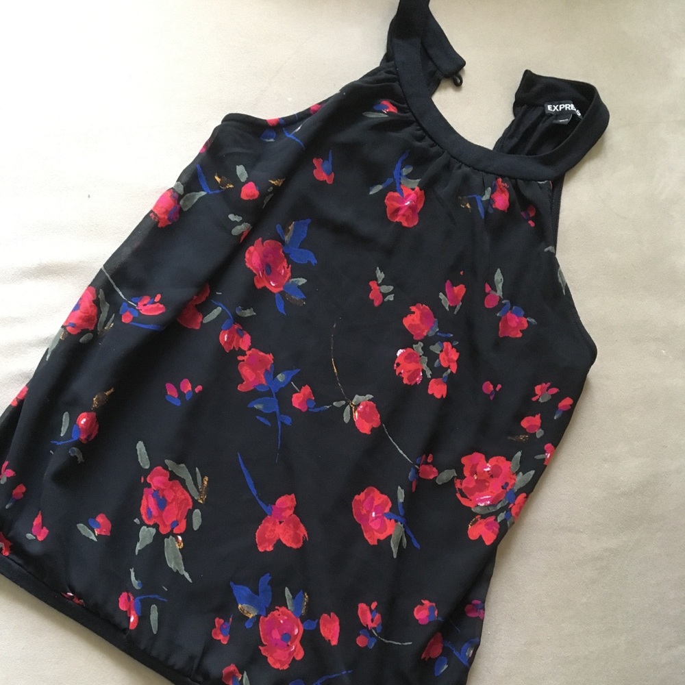 Express Date night/holiday halter top