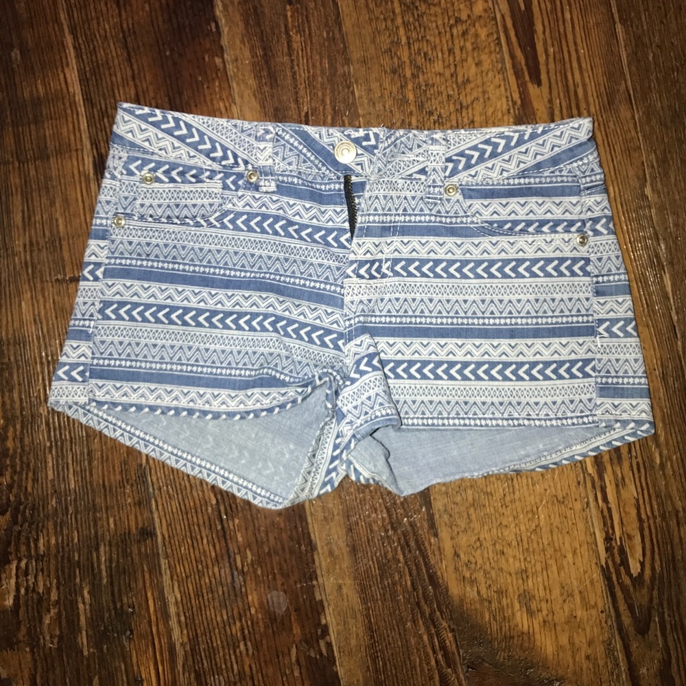 Aztec print shorts