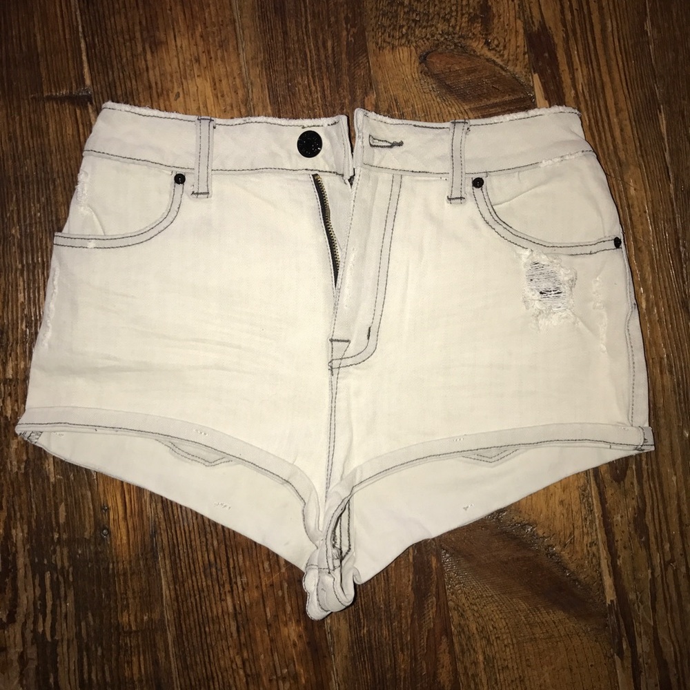 High waisted shorts