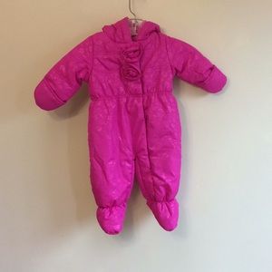 New ROTHSCHILD Baby Girl Snowsuit~6/9 Month
