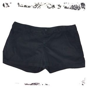 Black missimo shorts