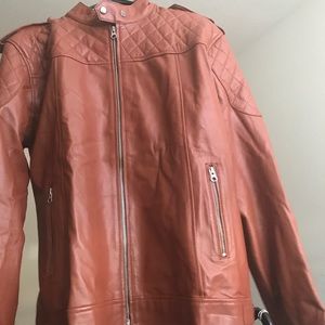 Agnesto polio Leather jacket for men