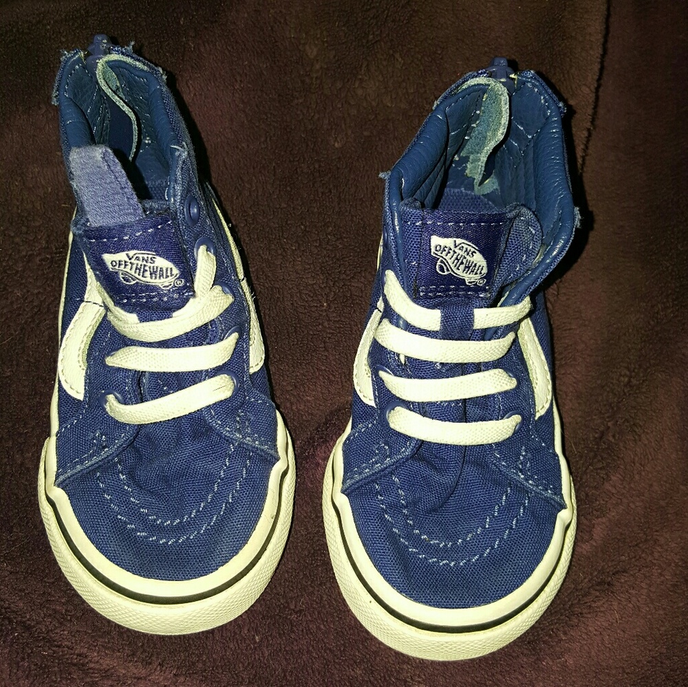 Toddler vans hi tops