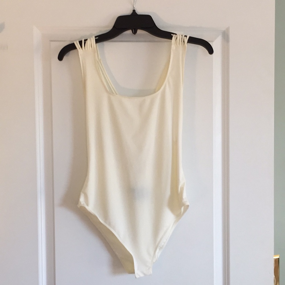 Cream bodysuit
