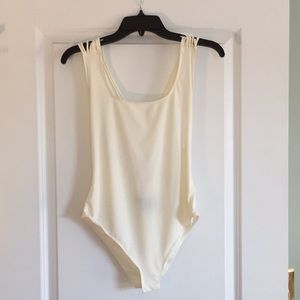 Cream bodysuit