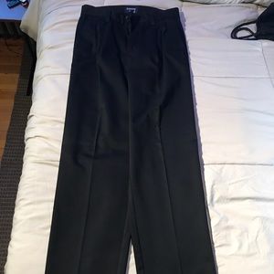 Relaxed for long black dress pants