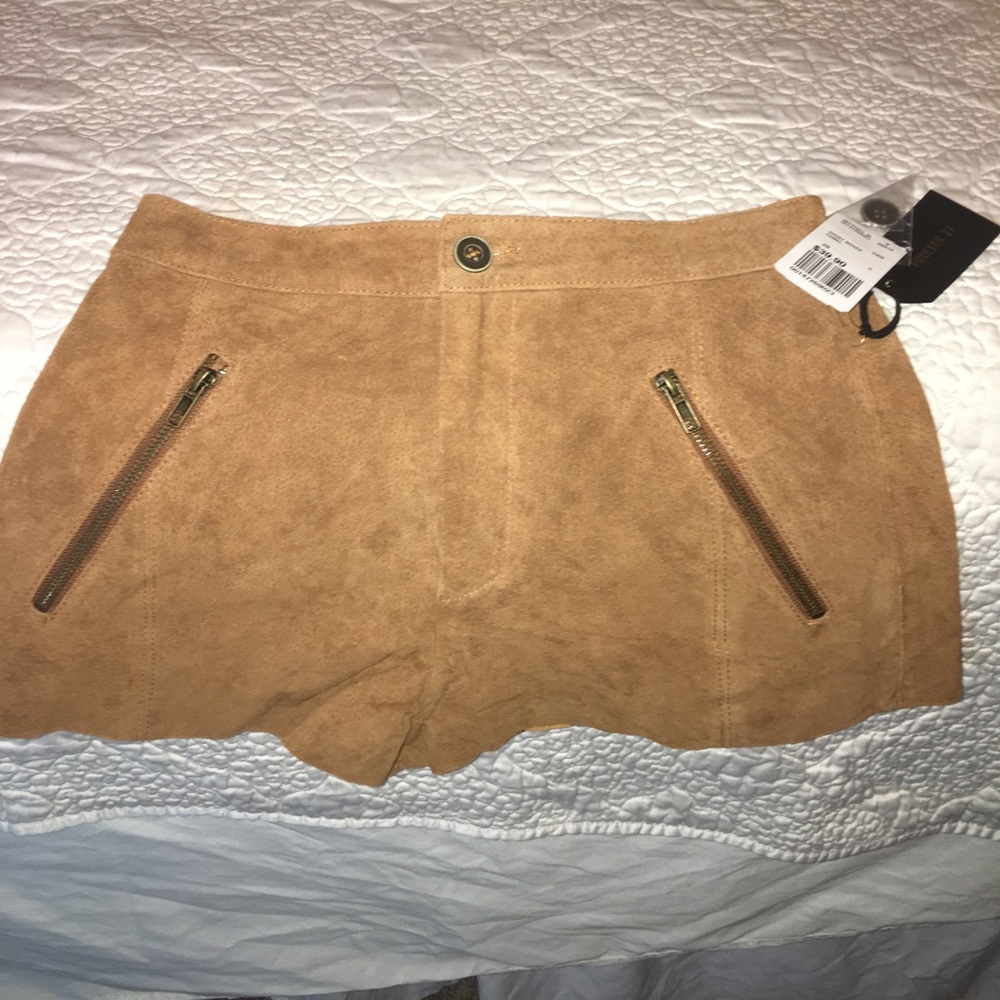 Forever 21 genuine suede shorts