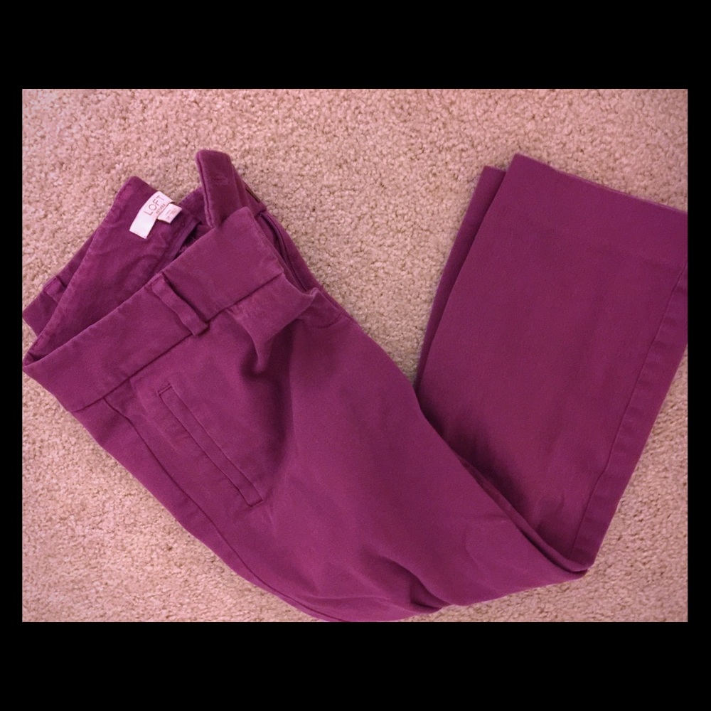 Purple 2P - Loft work pants