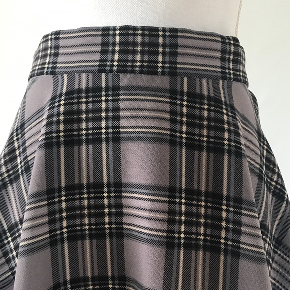 MOON RETRO 50's INSPIRED PLAID CIRCLE SKIRT M - Picture 4 of 5