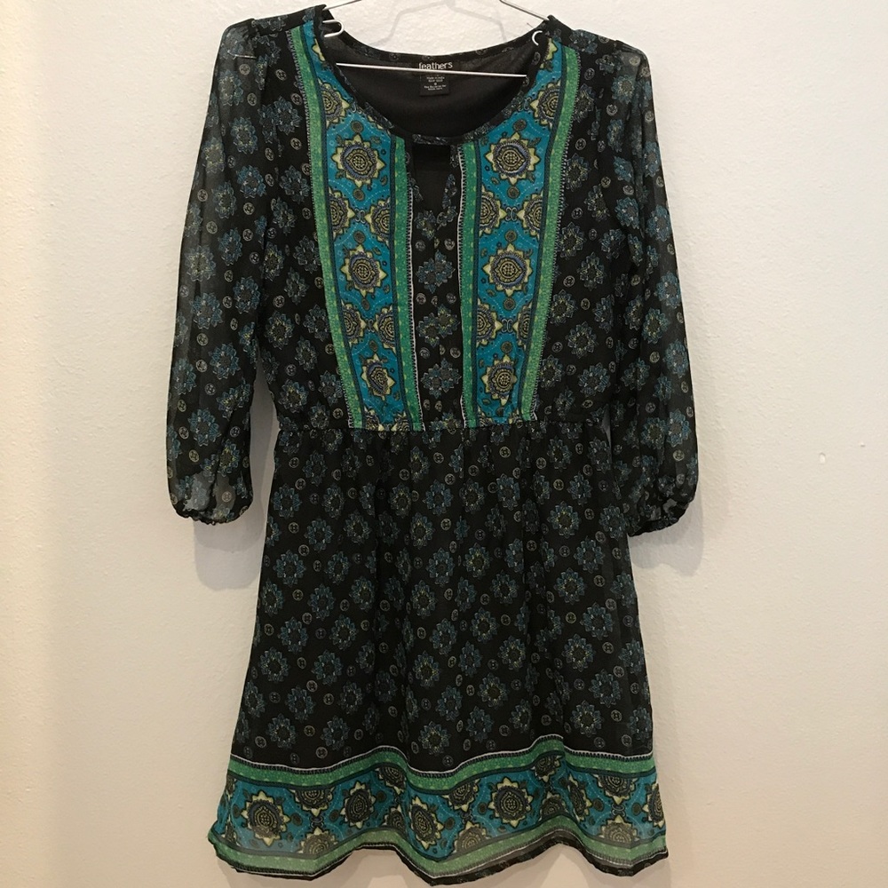 Bohemian Peasant Dress