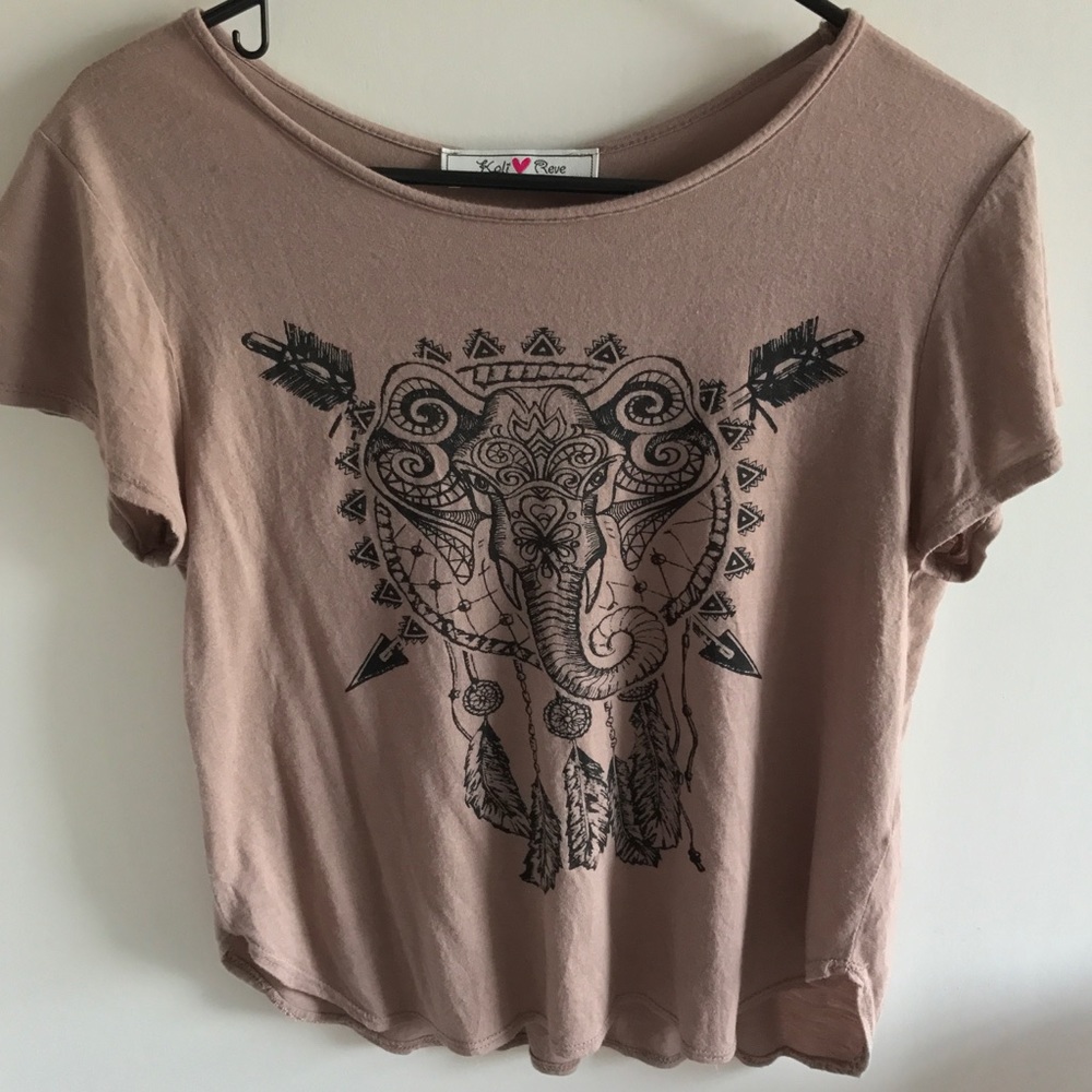 Charlotte Russe | Bohemian Elephant Tee