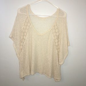 Tan knit top