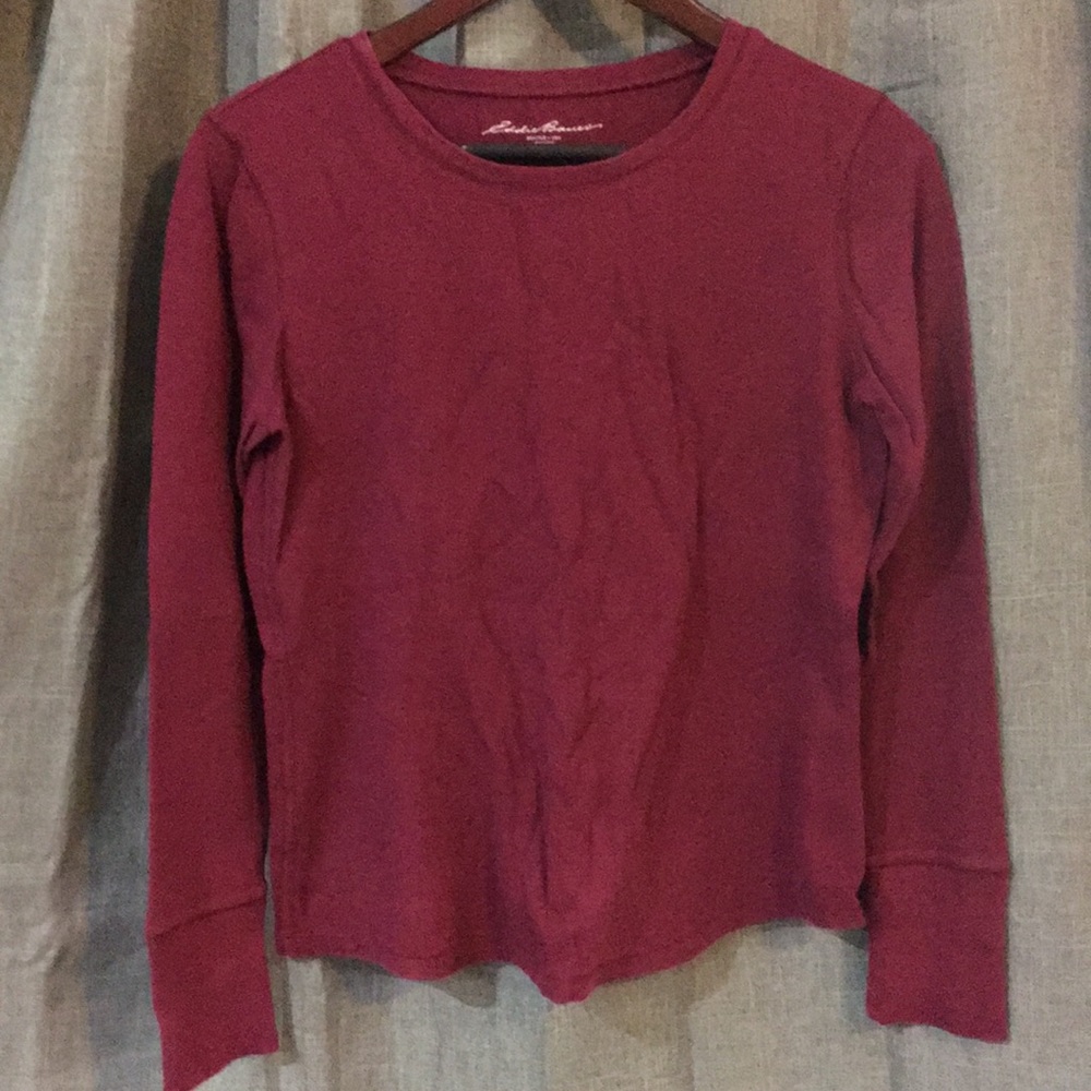Eddie Bauer Waffle knit tee