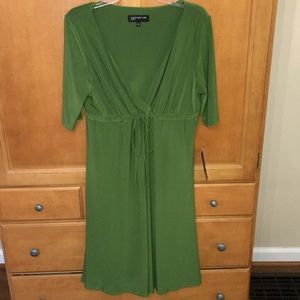 NWT Jones New York Green short sleeved dress