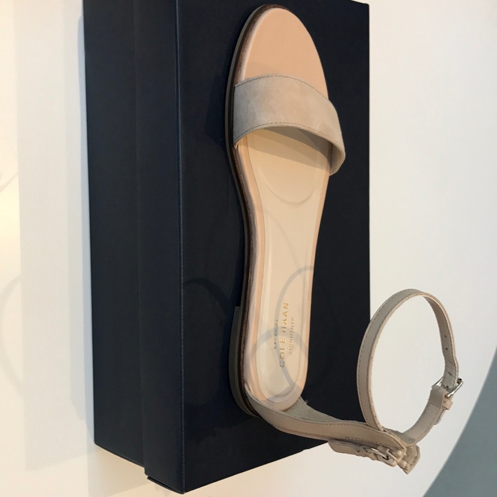 Cole Haan Flat Nude Strapped Sandal