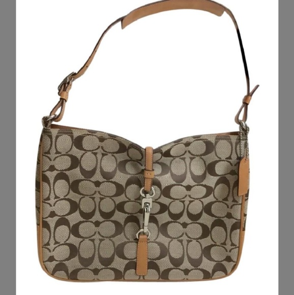 AUTHENTIC COACH SIG. HAMPTON WITH CLIP!!! - Picture 1 of 6