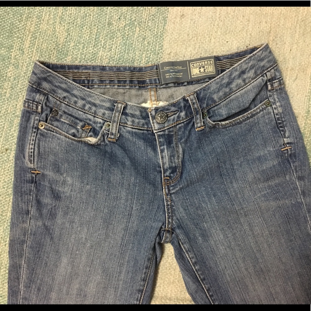 Women's Converse (One Star) denim jeans
