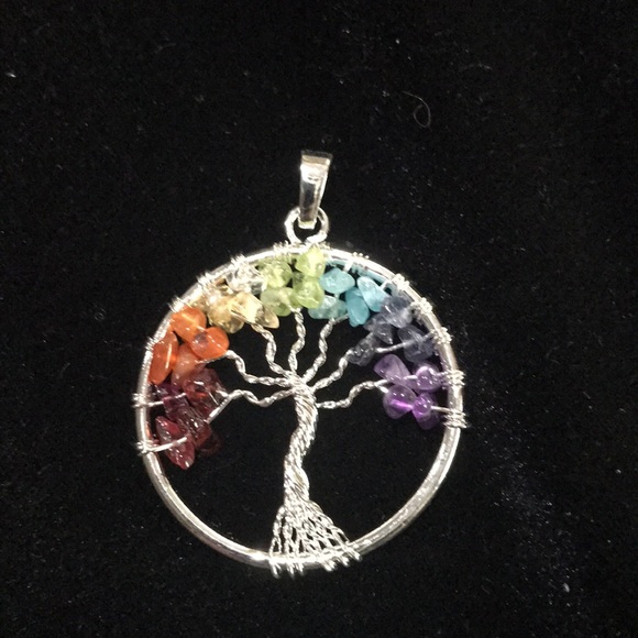 SALE !Gorgeous "tree of life" chakra natural stone - Picture 2 of 8