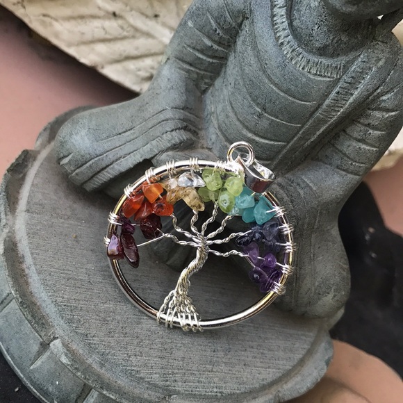 SALE !Gorgeous "tree of life" chakra natural stone - Picture 6 of 8