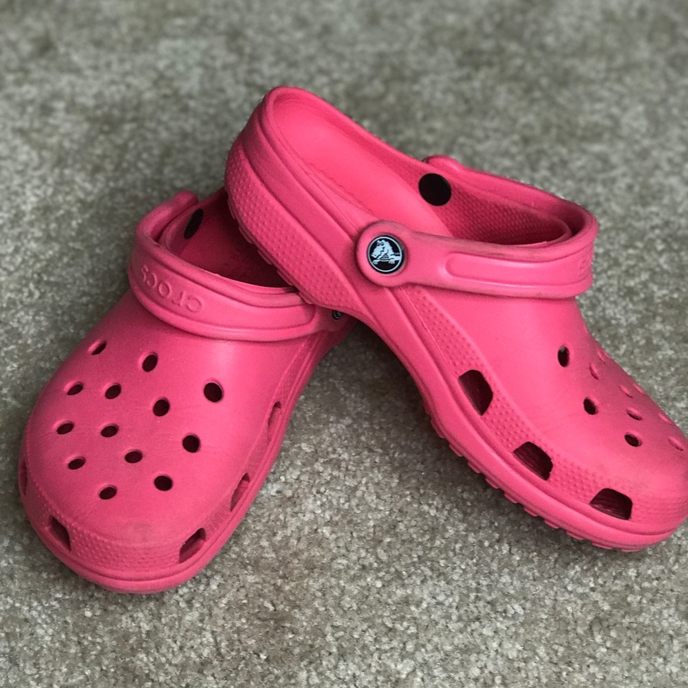 Pink Crocs