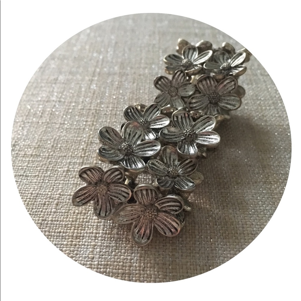 Dogwood silver bracelet