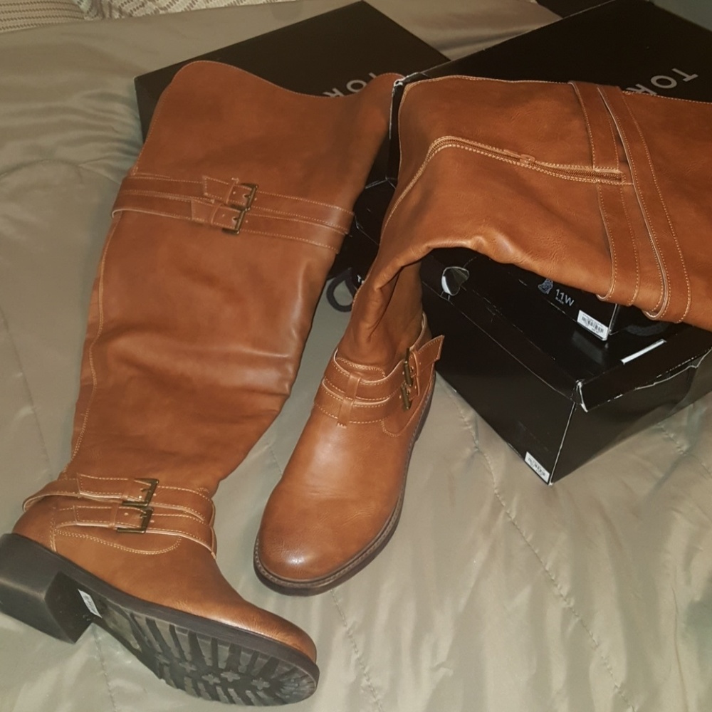 Over the Knee Strappy Boots