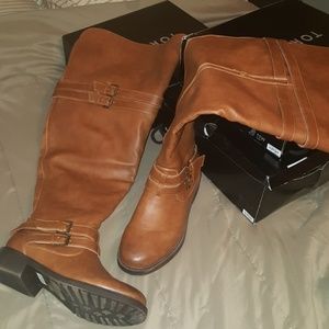 Over the Knee Strappy Boots