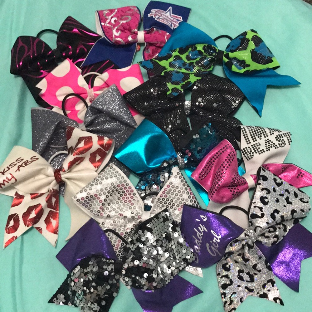 Cheer bows!
