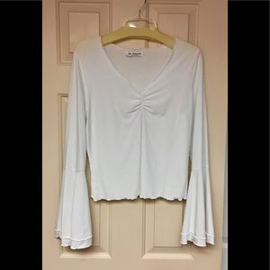 White Spandex Lee Magram top never worn.