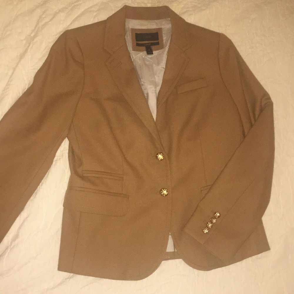 J. Crew Schoolboy Blazer in Camel
