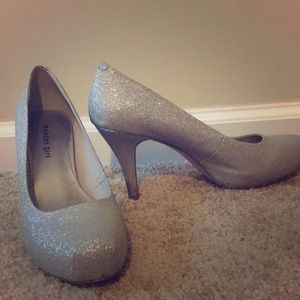 Silver Madden Girl Heels