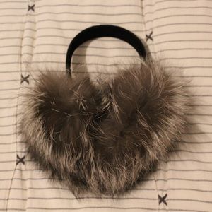 Oversized, Super Fluffy Fox Fur Ear Muffs