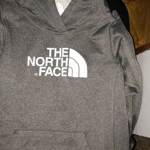 North face grey sweatshirt
