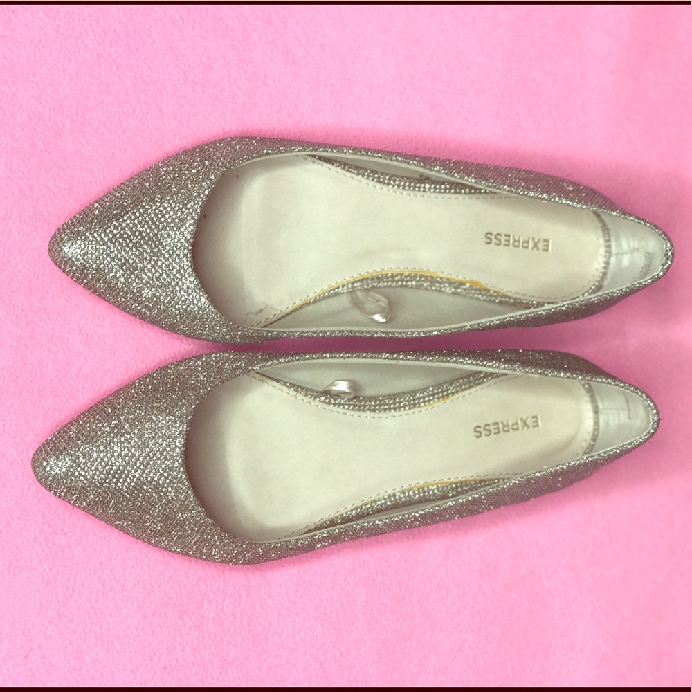 Glittery Express Flats
