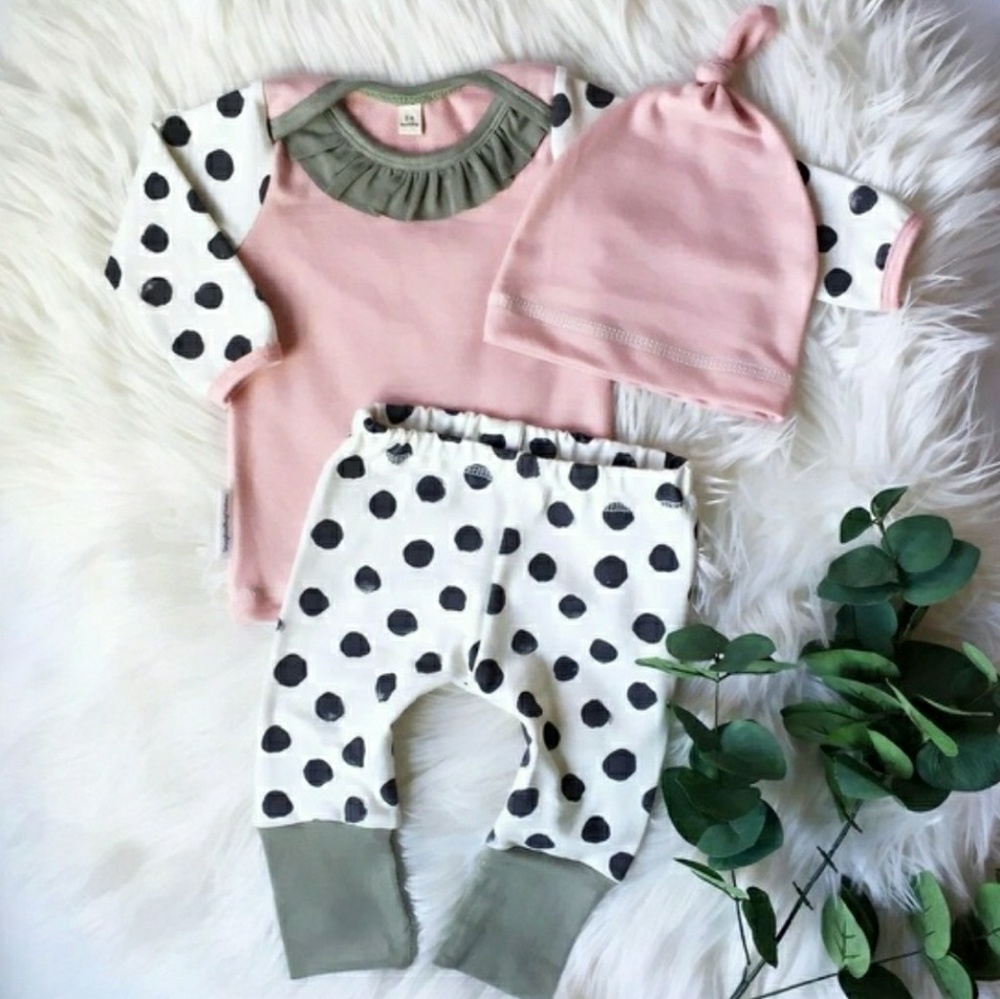 Baby Girls Pink 3 Piece Posh Outfit