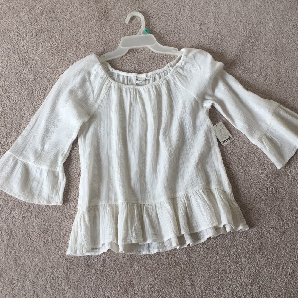 Off the shoulder peasant top