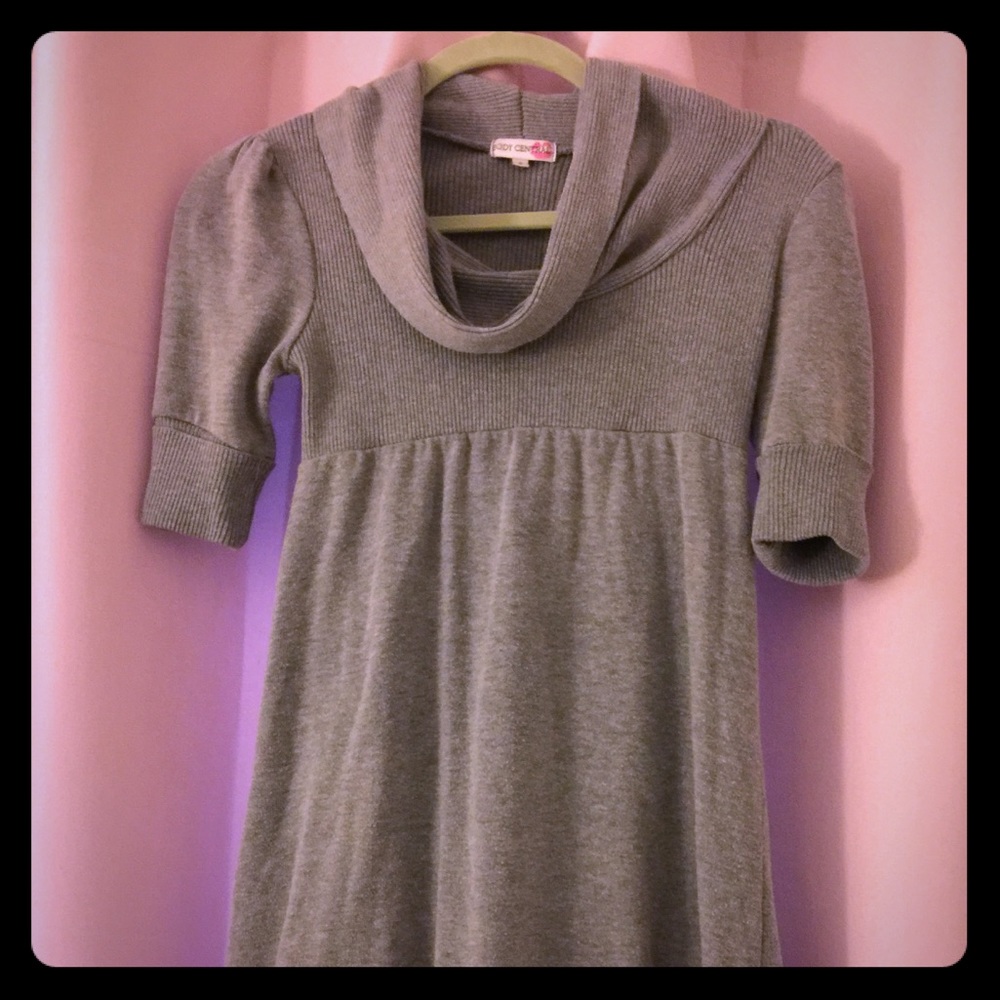 Boston Central - Gray Sweater Dress