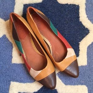 Lucky Brand colorblock flats