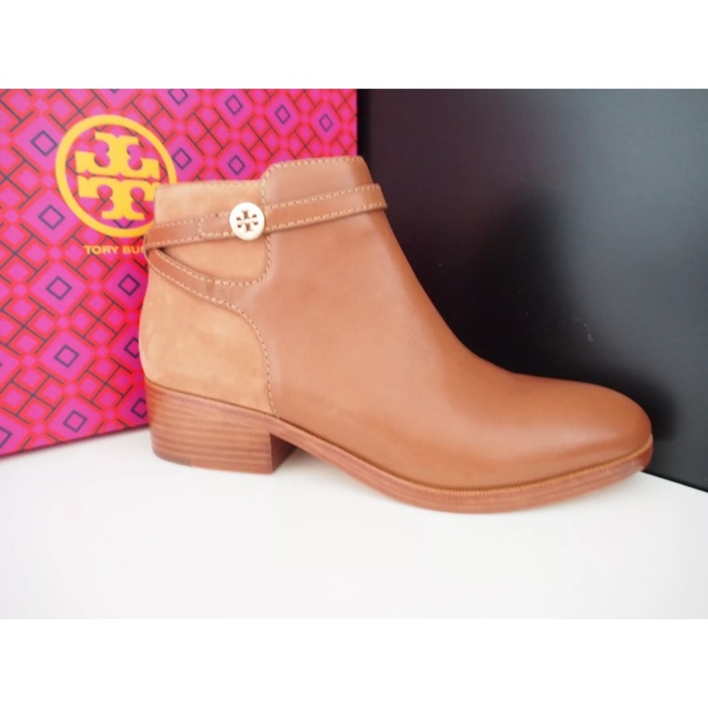 ISO Tory Burch Ossie Booties in Bark