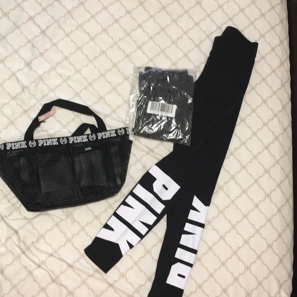 Victoria's Secret pink leggings bundle