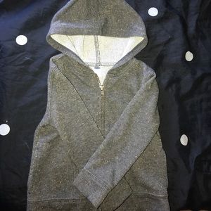 Grey w/gold sparkles✨size 3t girls zip up hoodie