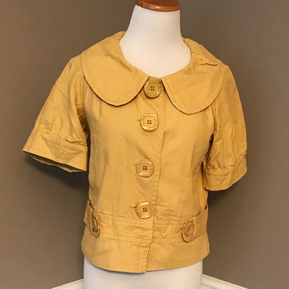 Ivy Jane S mustard yellow Button Down top