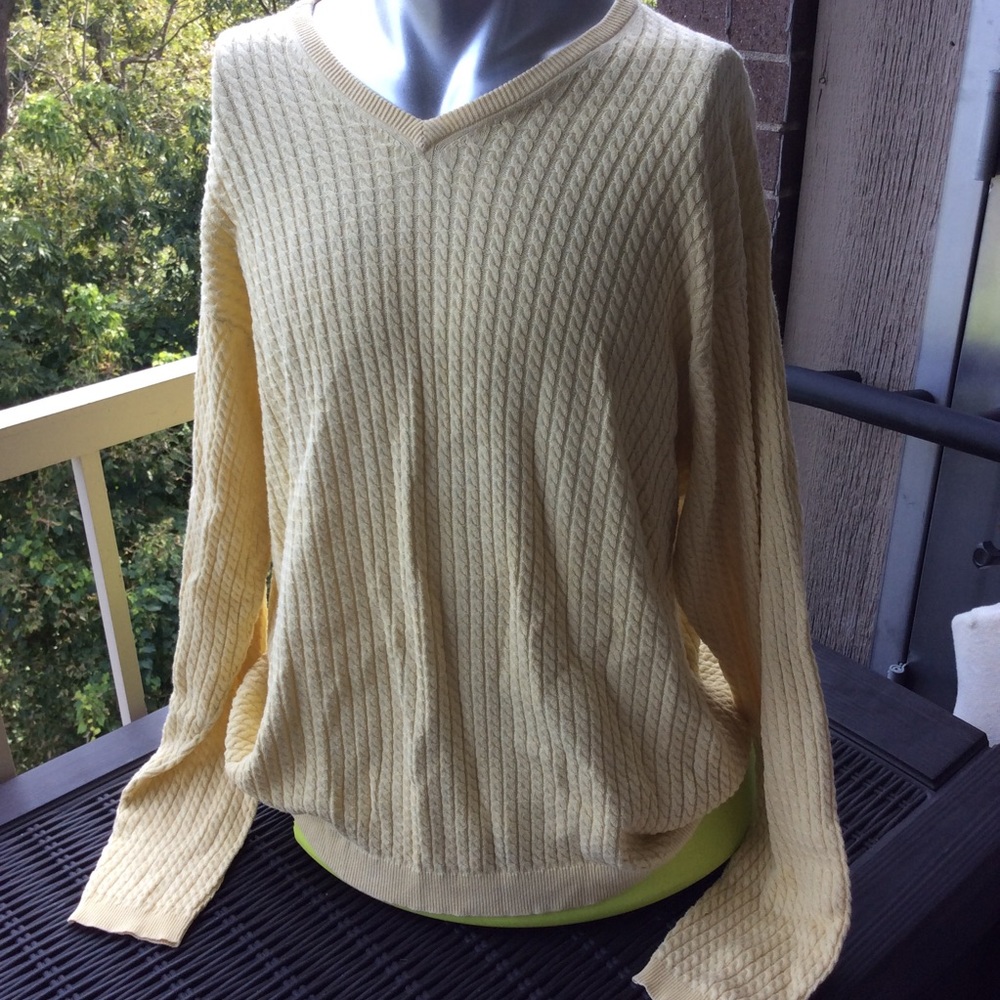 Pendleton Soft Yellow Men's Sweater