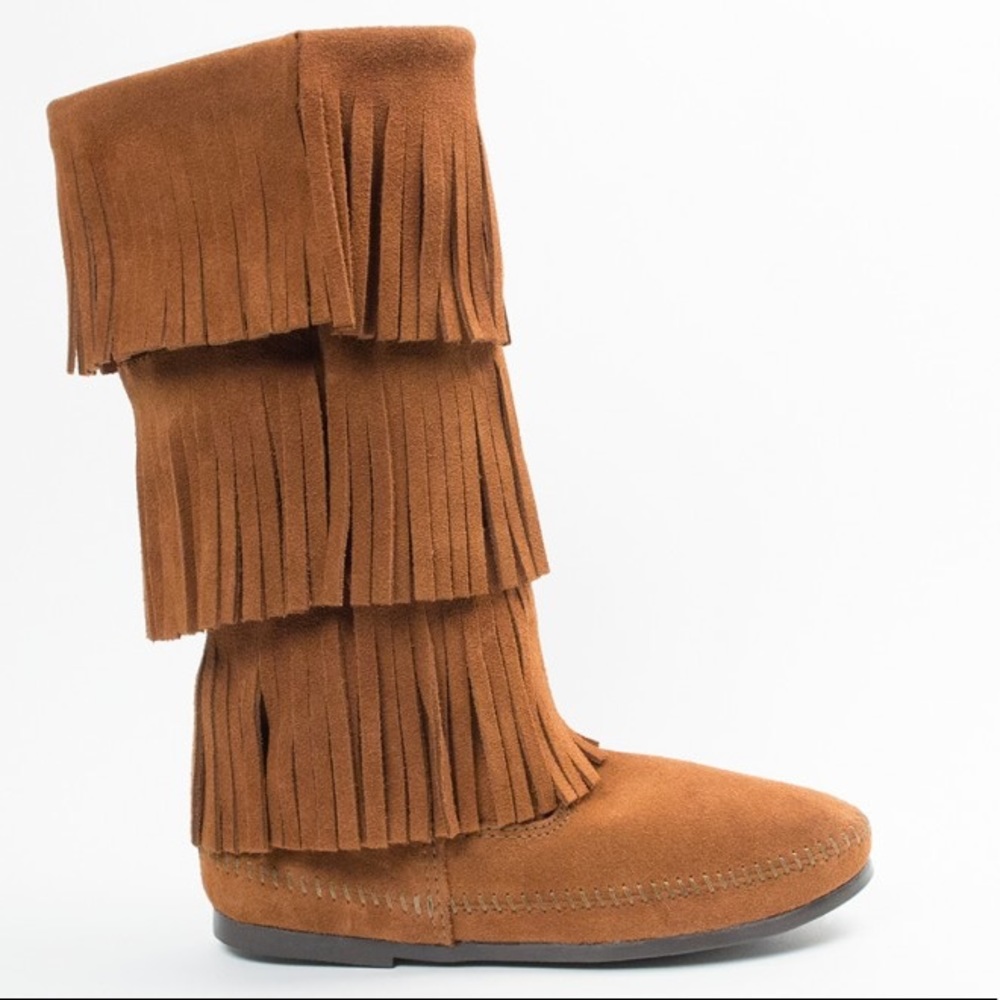 Minnetonka 3-Layer Fringe Boot