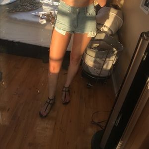 BCBG generation studded black sandals 6.5